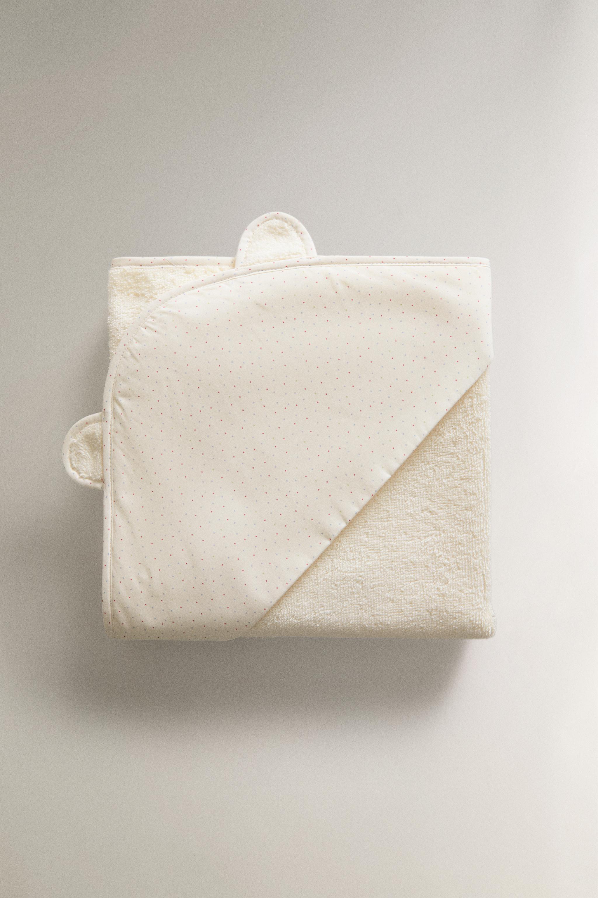 KIDS' HOODED BATH TOWEL WITH EARS